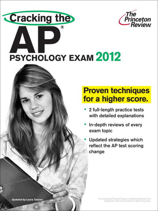 Title details for Cracking the AP Psychology Exam, 2012 Edition by Princeton Review - Available